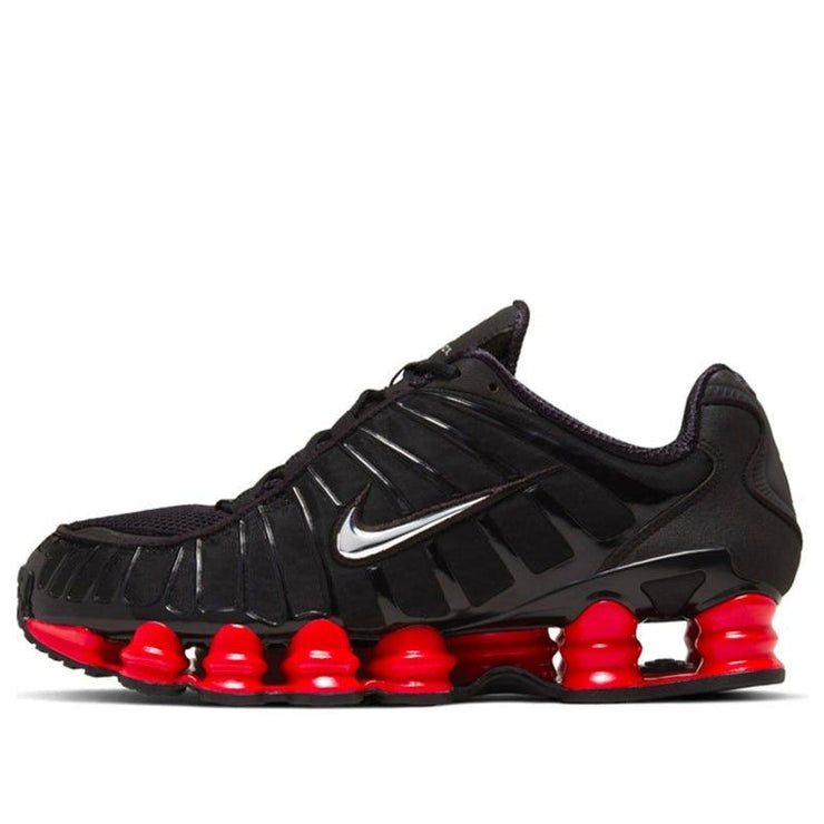 Nike shox tl x skepta black red