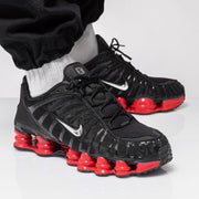 Nike shox tl x skepta black red