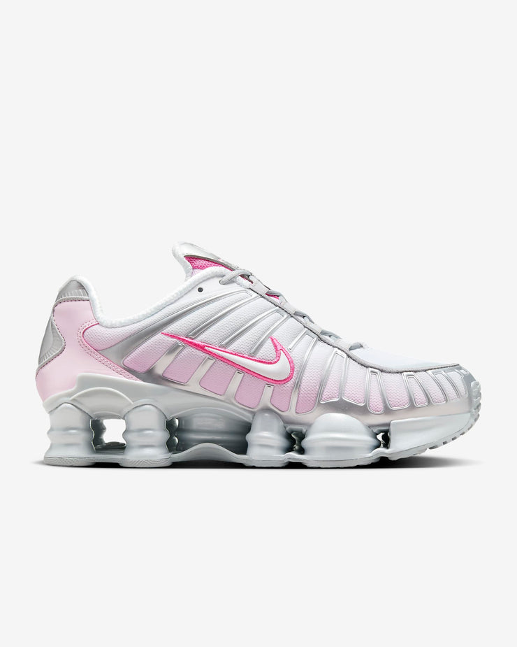 Nike Shox TL "Metallic Platinum/Pink Foam/White/Pinksicle" sneakers