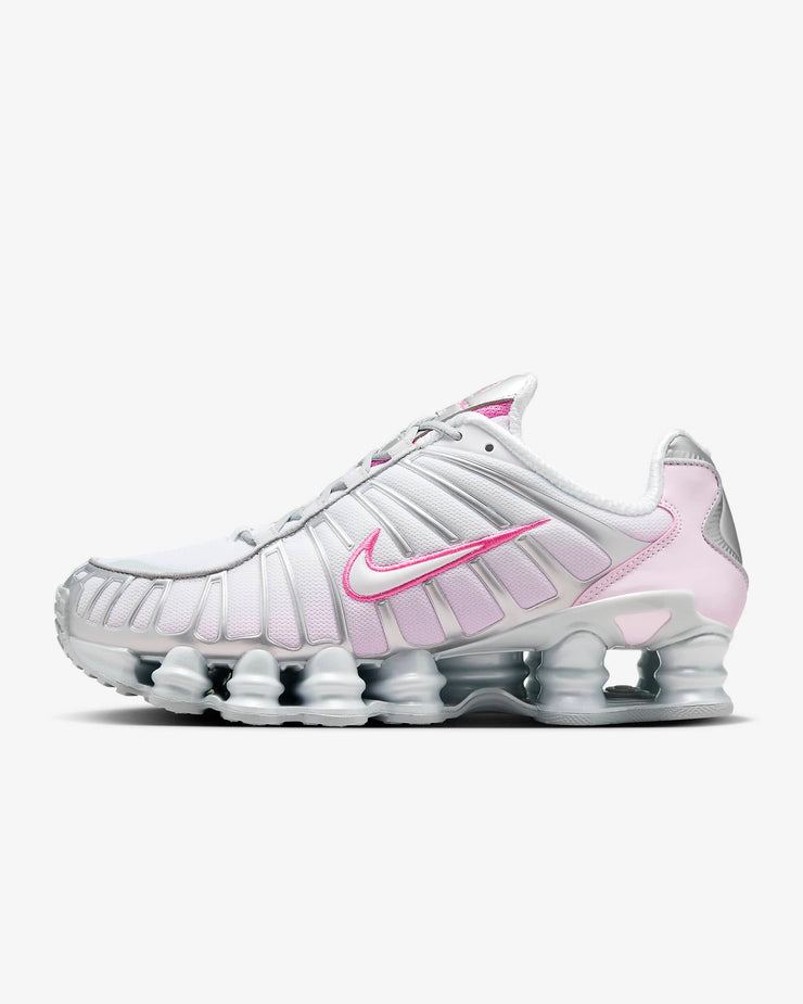 Nike Shox TL "Metallic Platinum/Pink Foam/White/Pinksicle" sneakers