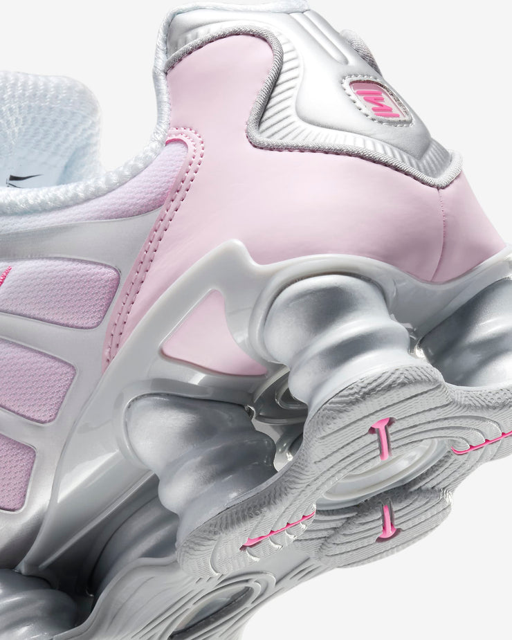 Nike Shox TL "Metallic Platinum/Pink Foam/White/Pinksicle" sneakers