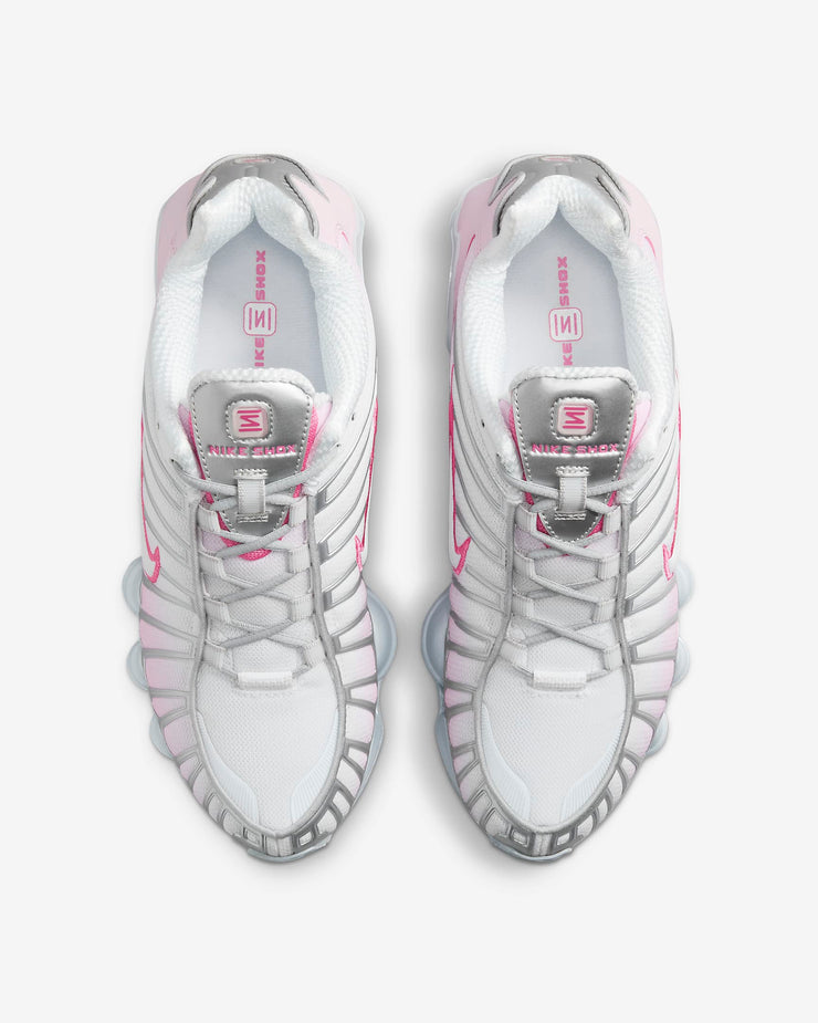 Nike Shox TL "Metallic Platinum/Pink Foam/White/Pinksicle" sneakers